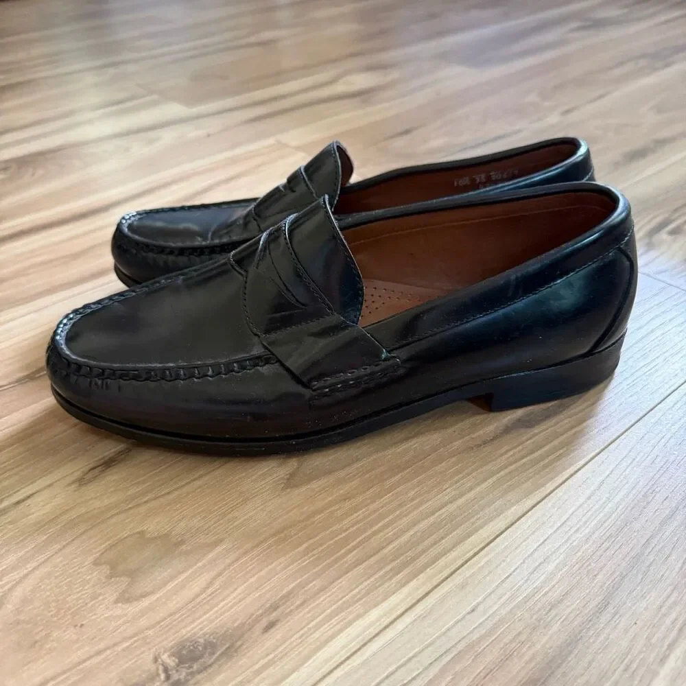 Allen Edmonds Men's Walden Penny Loafers Black 10.5 EEE USA